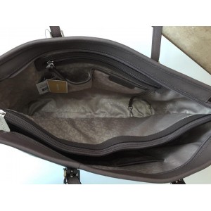 [NEW] MICHAEL KORS 30T5STVT2L JET SET TRAVEL MEDIUM SAFFIANO LEATHER TOP-ZIP TOTE